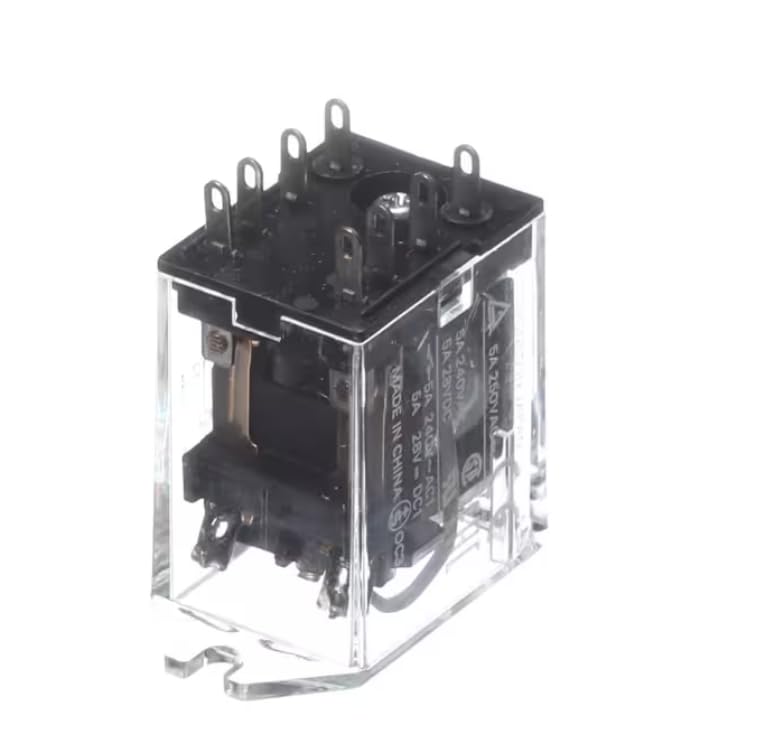 Fits Taylor 6VDC 20Z8C2 5A 250VAC 28VDC Relay, Flange Mount, DPDT