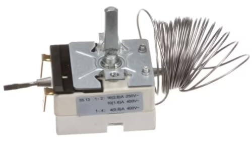 55.13 1-2 16(2.6) A 250V 10(1.6) A 400V 1-4 4(0.6) A 400V Thermostat, Capilary 2080MM. 150C for HW/CHW Series