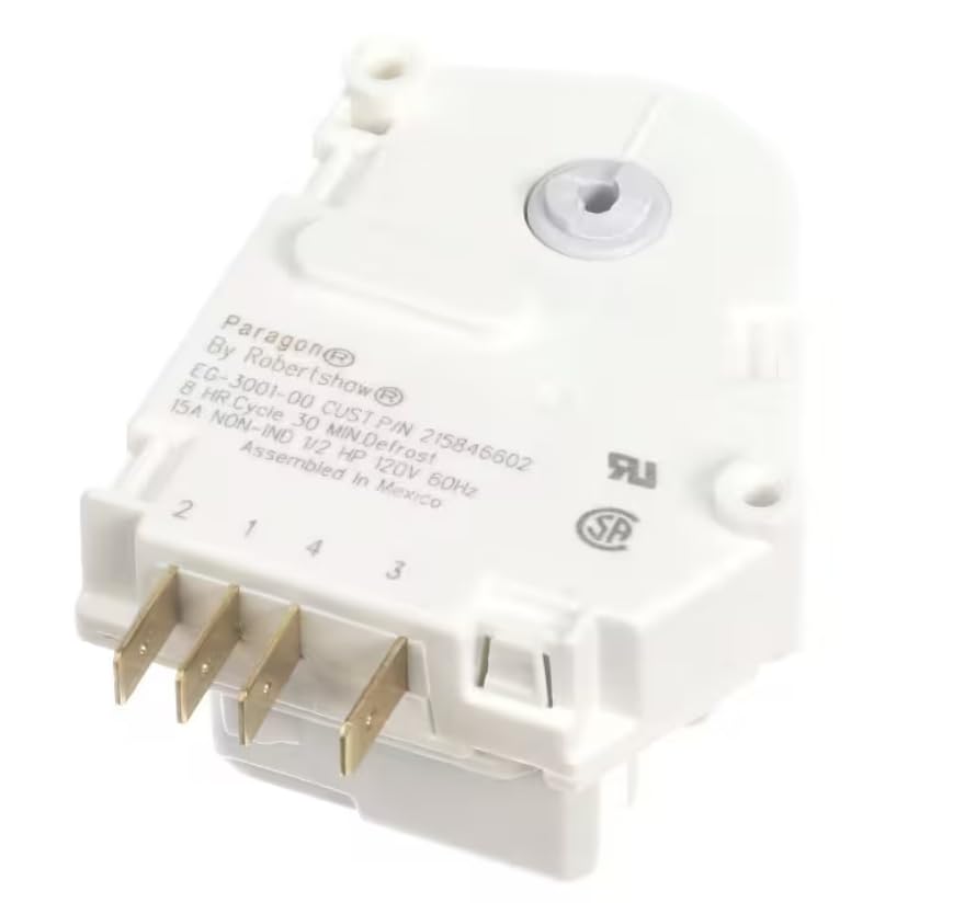 Paragon EG-3001-00 CUST Defrost Timer, 120V, 60HZ, 8HO, Refrigerator for F45WJ26HD0, F45ZR24JD1, FRS20ZRGB9