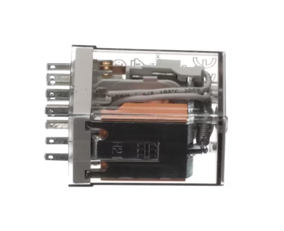 Fits Electrolux Professional 55.34.8.230.5000 Relay, 250 Volt, 7 Amp, 4PDT for E9PCEDRMC0, P80093-04, P80854-03