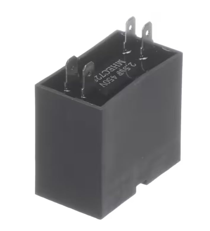 Fits Friedrich MHEC728 EN60252-1 40/70/21 Capacitor, 450 Volt, 2.5uf for PZH12R3SA, PDH12R3SGR3, PDH12K3SF