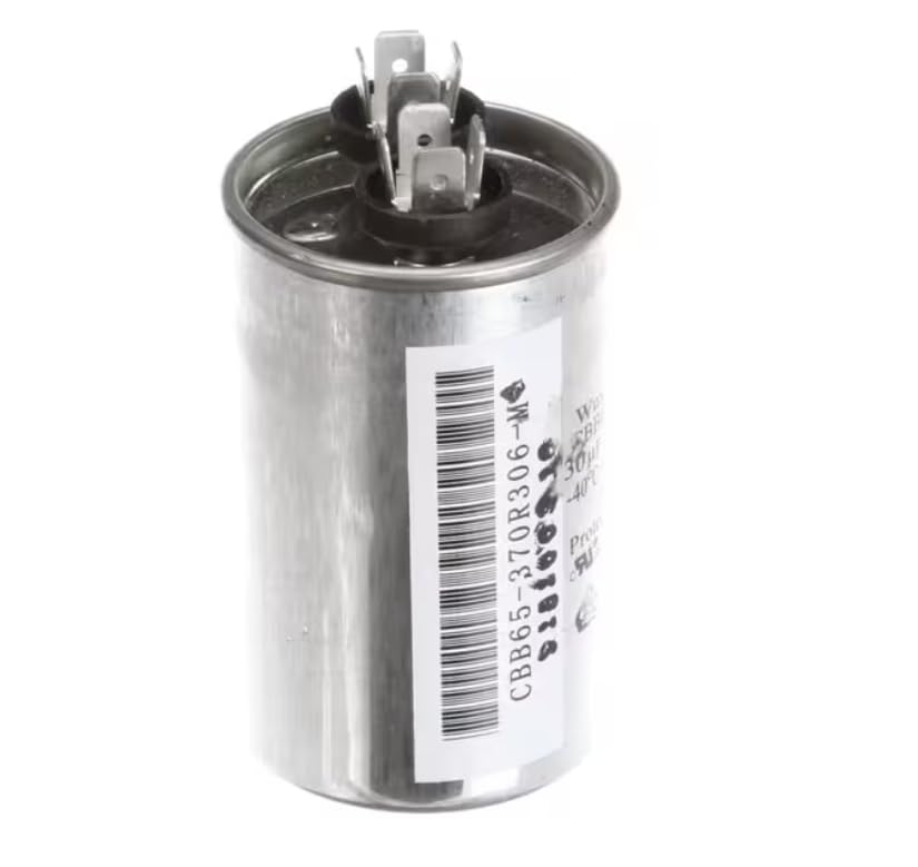 Fits Ice O Matic CBB65-370R306-M4 16P002D18 Run Capacitor, 30uF, 370 Volt for MFI1255, GEM1256, EC805