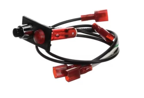 Fits Wilbur Curtis WC-3738 Brew Switch Assembly with Indicator Light, Push Button, 220V for RU-150-12, RU-225-20, SCRU-600-20
