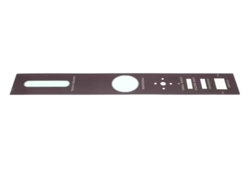 Fits Crown Steam 7002-02 Overlay, Control Panel, Red for GL-20E, KLT-G, FT-60GL