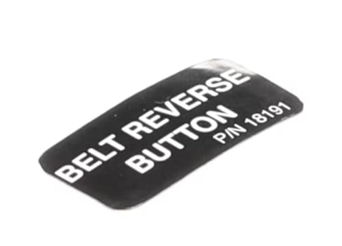 Fits Nieco 18191 Label, Belt Reverse, 1-3/4' x 3-1/2' for MPB73, N550G