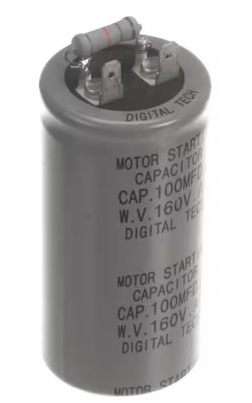Fits Turbo Air W.V.160V. Capacitor, Start, 160 Volt, 100MFD, Round