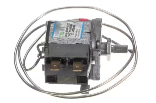 Fits Magic Chef WDFE29Y-L2 DRF89P04.010 2018.06C09 250V 6(4) A 50/60HZ~u Thermostat, Temperature Control for HMAR170BE, HMAR170WE, MCAR170BE