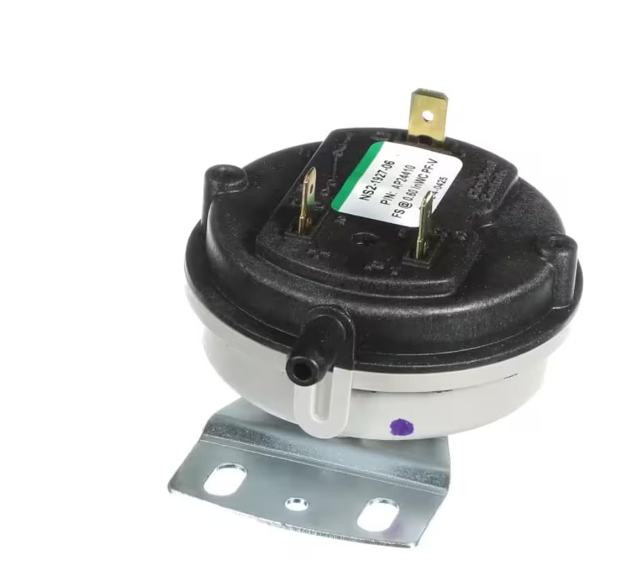Fits Rheem NS2-1927-06 74512-4-0425 Pressure Switch with Mounting Bracket, 0.60" WC PF-V