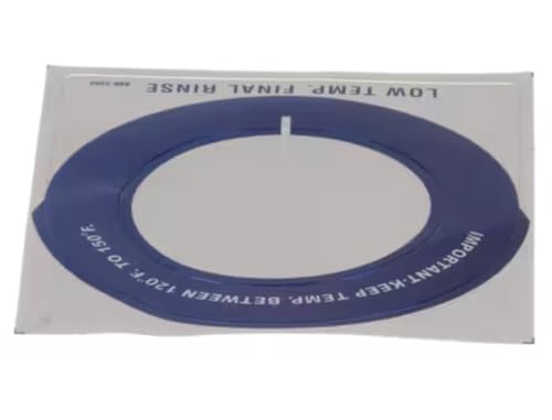 Fits Stero Dishwasher A69-2304 Decal/Label, Temperature Gauge, Low Temp, Final Rinse for SCT-108S, SCT-108SC, SCT-120