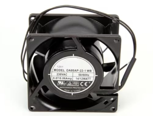 1201 230VAC 50/60HZ Box Fan, 230V, 35CFM, 50/60HZ for 12-20RTM, 12-20RTM/E, 2800-RTM
