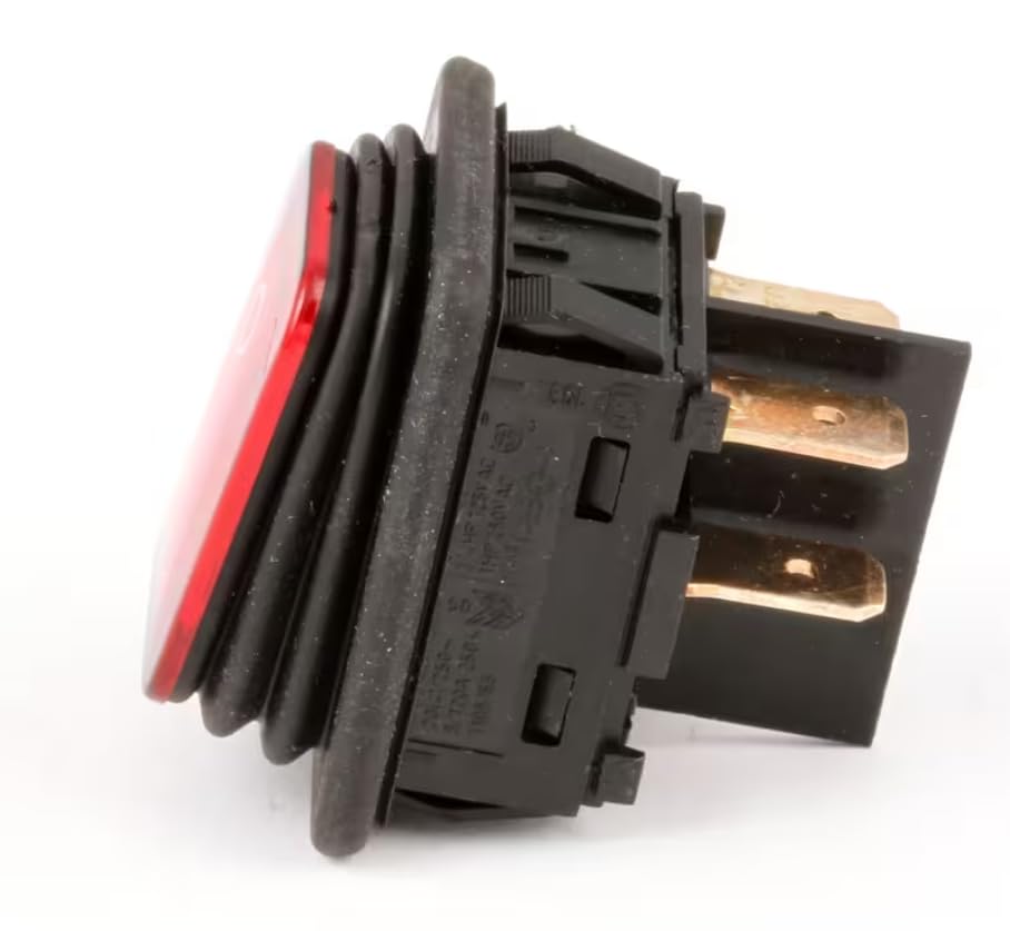 193 Rocker Switch, Power, Lighted, 125V, 16A for FHU2, FBB-5C-230, FBB-1C-230