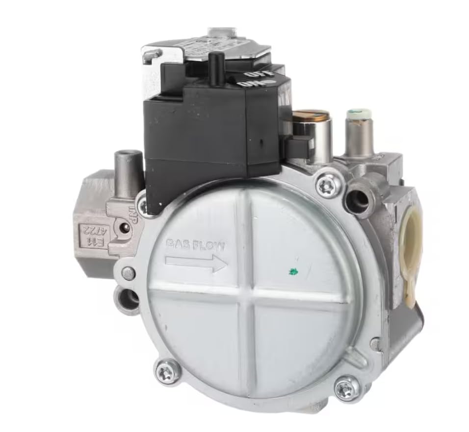 Fits Goodman E11 4722 C212418000 5001 2617 REV B 2124 22116613622257 E1 REV C Gas Valve, 24 Volt, 50/60HZ, Natural, White Rogers for WFD18045S3AXCB, GPG10360901A, WFD18070S3AXCB