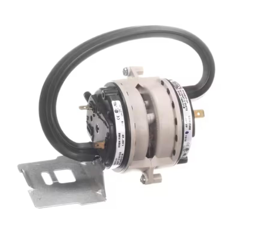 Fits Lennox S114447-1 Pressure Switch Assembly, 2 Stage, 1" - 0.25" WC, 0-7500' Elevation, Combustion Air for SLP99DF070XV36B-01, SLP99DF070XV36B-02, SLP99DF090XV36C-01