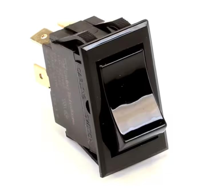 10A 250VAC 15A 125VAC 3/4 1923 R Rocker Switch, On/Off for CM2-12020, CM2-12026