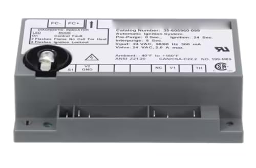 Fits Schwank 2228 CC SD1731 35-605960-09 Z21.20 CAN/CSA - C22.2 NO. 199-M89 Ignition Module, 24VAC, 50/60HZ