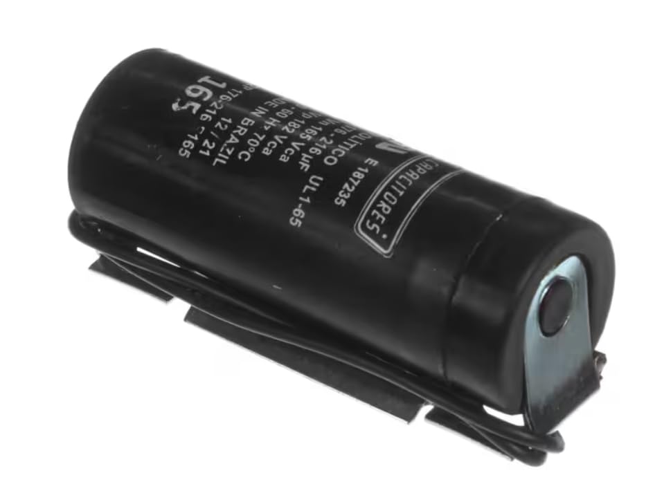 Fits Beverage Air E 187235 302P 176-216 165 Start Capacitor, 176-216µF, 165V, 182V, 50-60Hz, 70 Degrees C