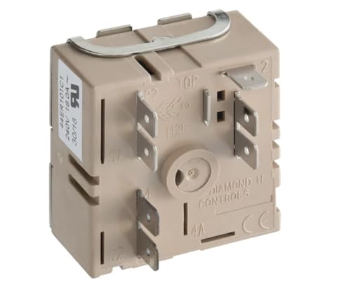 Infinite Control Switch Compatible with Avantco 44ER101C1 – 240V, 16A Replacement for STE-4MGH / STE-4SGH