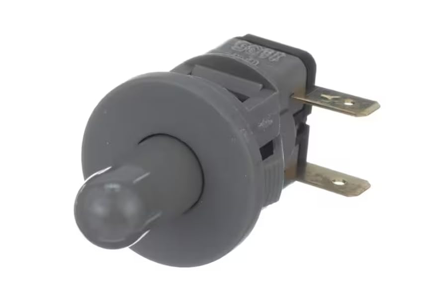 CQ 1935 Door Switch, Light Control, Grey, Refrigerator for DGHX2655TF9, DGHX2655TFA, DGHX2655TFB
