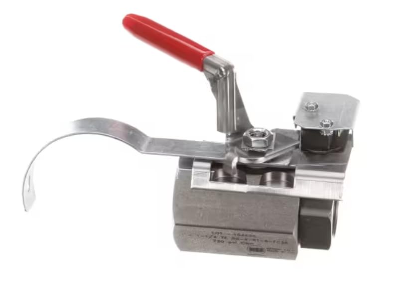 Fits Frymaster LOT-164638 1-1/4 TE 86-4-RT-6-FG38 Drain Valve Assembly, Dual Vat, FFP