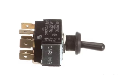 Fits Lang 9646 Switch, Toggle, DPDT, On-On Momentary for ECCO-PT, GCOF-S-LP, GCOF-AP