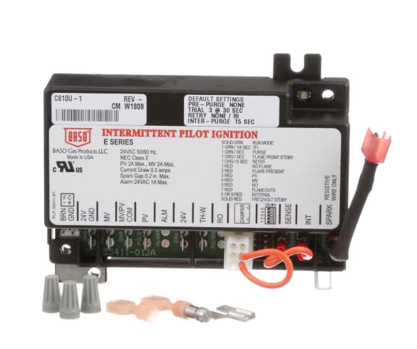 W1809 24VAC 50/60HZ PLP-35411-S1 E34E91 J1.3 W1621 24V Natural/LP Ignition Control