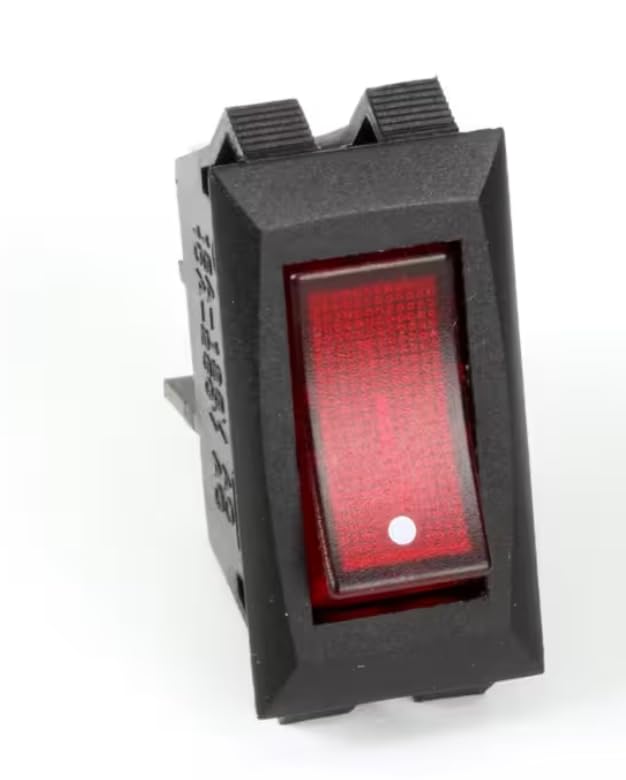 Fits Crathco T-85 15A -125 VAC 10A - 250 VAC Warmer Switch, Lighted for AT-3W, BL-2P, CPO-1P