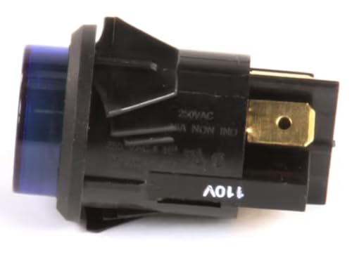 Fits Moffat 70...F Series 110V 250VAC Power Switch, Push Button for E25, E25B, E25MS