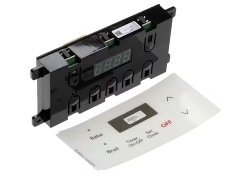 316455452 REV 009 ES-100 2140 00067 SG02 V2.0 00576 Controller with White Overlay, Electronic, Clock/Timer, ES100, Wall Oven for FEB24S2ASE
