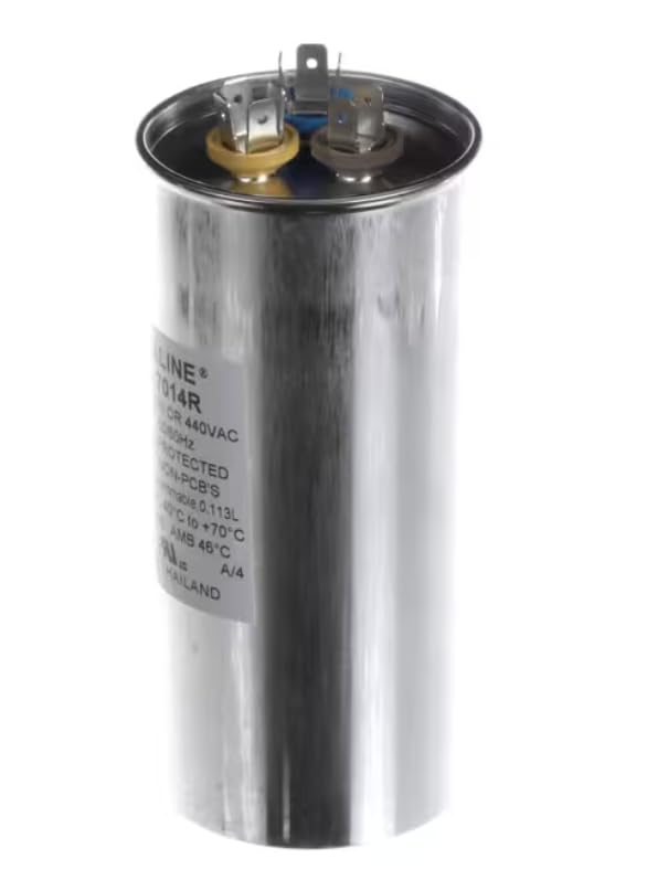 Fits International Comfort Products P291-7014R 70+10 MFD 370 OR 440 VAC C22.2 NO. 190 A/4 Capacitor, Run, 70 + 10MFD, 370 or 440VAC, 50/60HZ