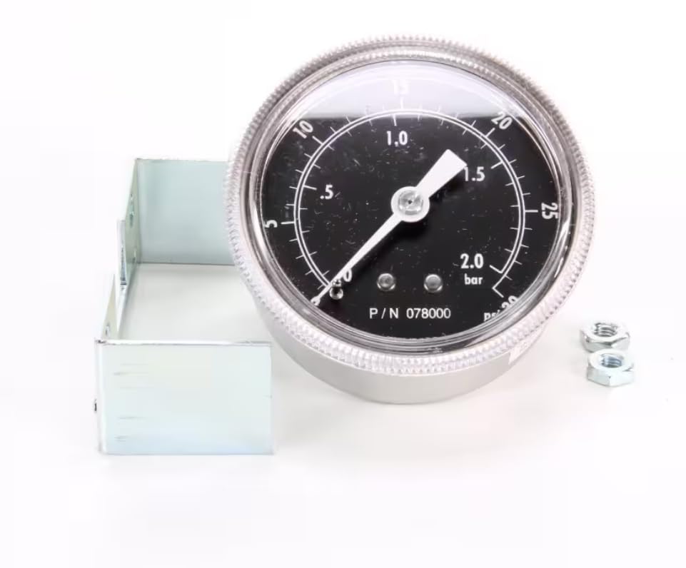 Fits Groen 048122 Pressure Gauge, 0 to 30 PSI for CNGB-24, CNGB/3-24, HY-10SE