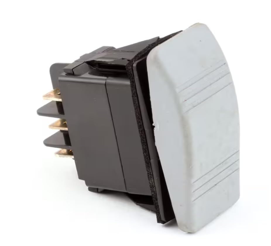 Fits Garland 505059 Rocker Switch, Waterproof, Gray, 15 Amp, 24V