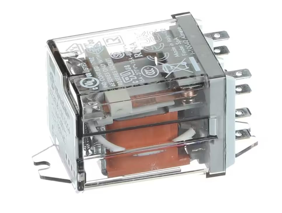 Fits Electro Freeze 62.32.8.120.0006 17RZ Relay, 120 Volt Coil, DPDT, 250 Volt, 16 Amp for CS4