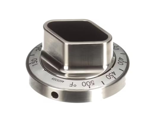 Fits Garland 4605559 Knob Assembly with Dial Insert, Oven Thermostat, 150-500F for C36-1-1C, C36-1-1R, C36-10C