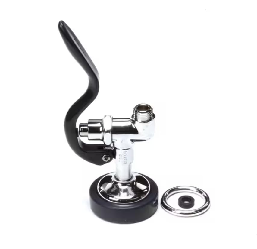 Fits T&S Brass T86 Spray Valve, Gray Rubbber Bumper, Doe Spray Face for B-7212-U01WS2E, B-7232-U01WS2E, B-7212-01-PPB